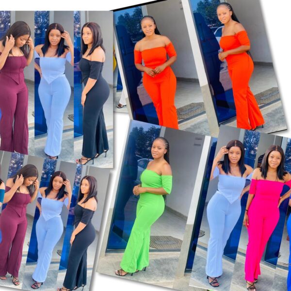 Off Shoulder 2pieces suit - Image 3