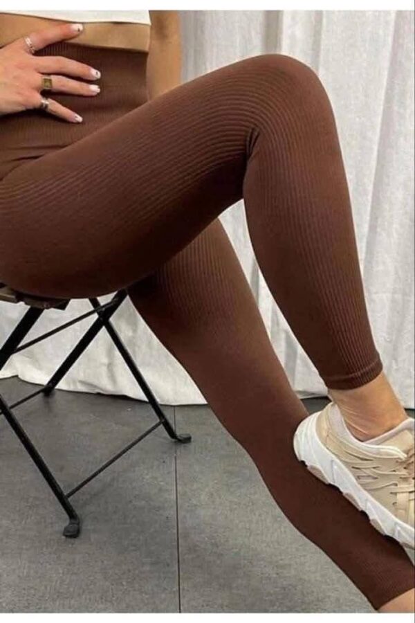 RIBBED LEGGINGS - Image 2