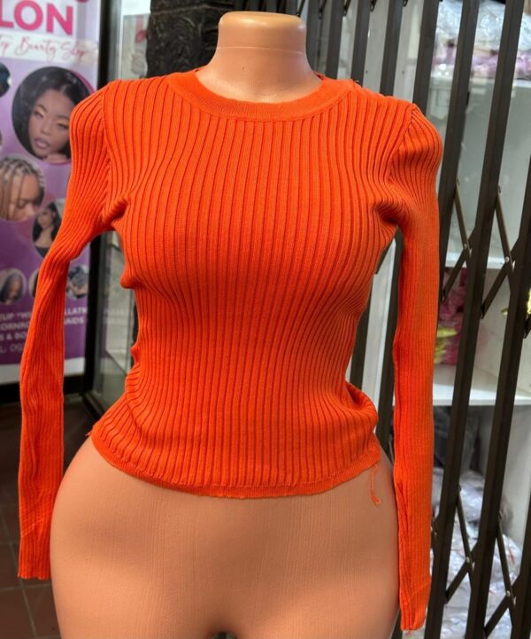 KNIT RIBED TOP - Image 2