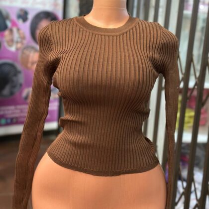KNIT RIBED TOP