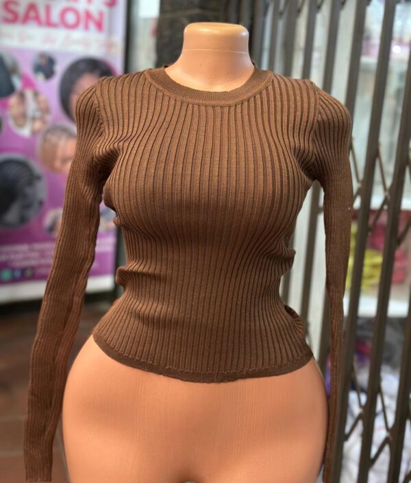 KNIT RIBED TOP