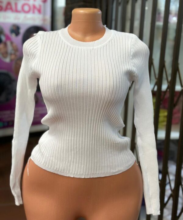 KNIT RIBED TOP - Image 4